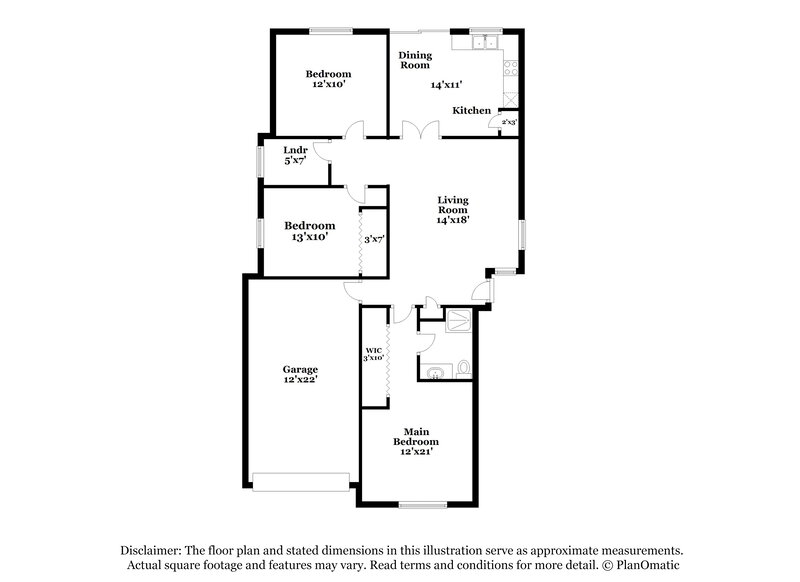 1,980/Mo, 1372 Bramblewood Dr Lakeland, FL 33811 Floor Plan View