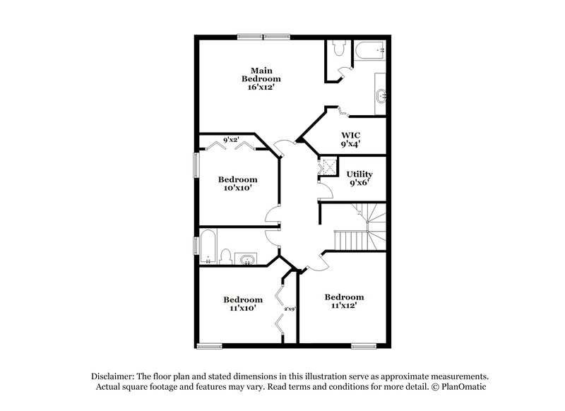 2,390/Mo, 6104 Sand Key Ln Wesley Chapel, FL 33545 Floor Plan View 2