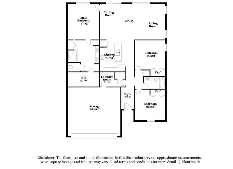 2,015/Mo, 10221 Carp Hollow Rd Sun City Center, FL 33573 Floorplan View