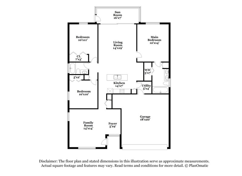 1,995/Mo, 30511 Midtown Ct Wesley Chapel, FL 33545 Floor Plan View