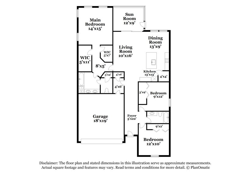 2,500/Mo, 18588 Hunters Meadow Walk Land O Lakes, FL 34638 Floor Plan View