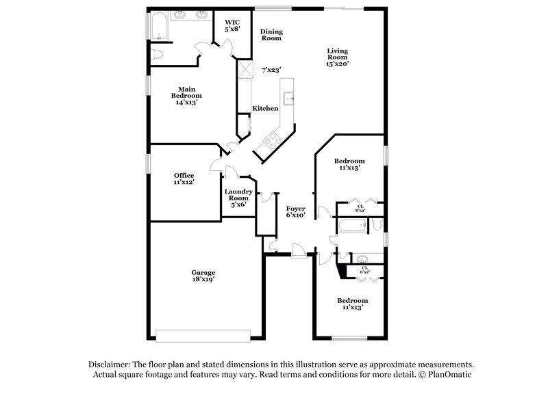 4,400/Mo, 526 Greg St Valrico, FL 33594 Floor Plan View