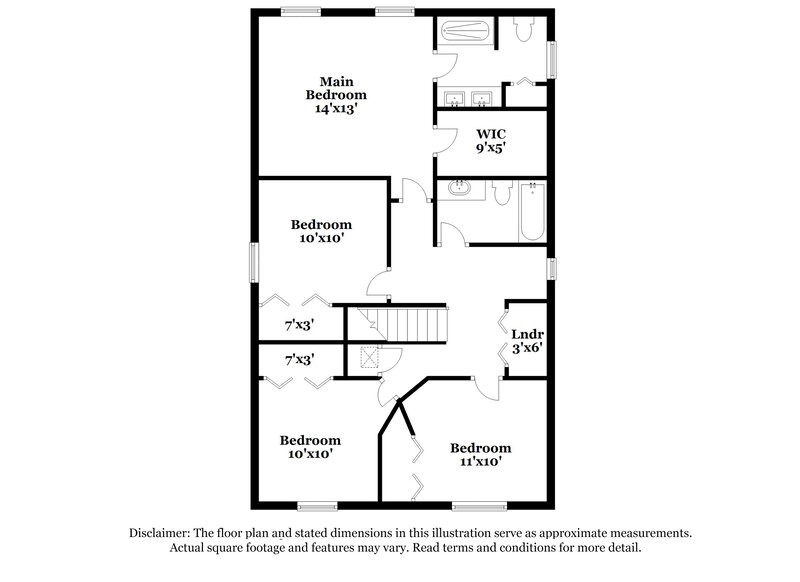2,465/Mo, 7204 Spring Snowflake Avenue Tampa, FL 33619 Floor Plan View 2
