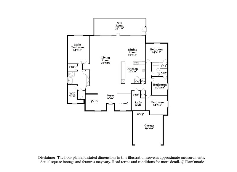 2,330/Mo, 11485 Viking St Spring Hill, FL 34609 Floorplan View
