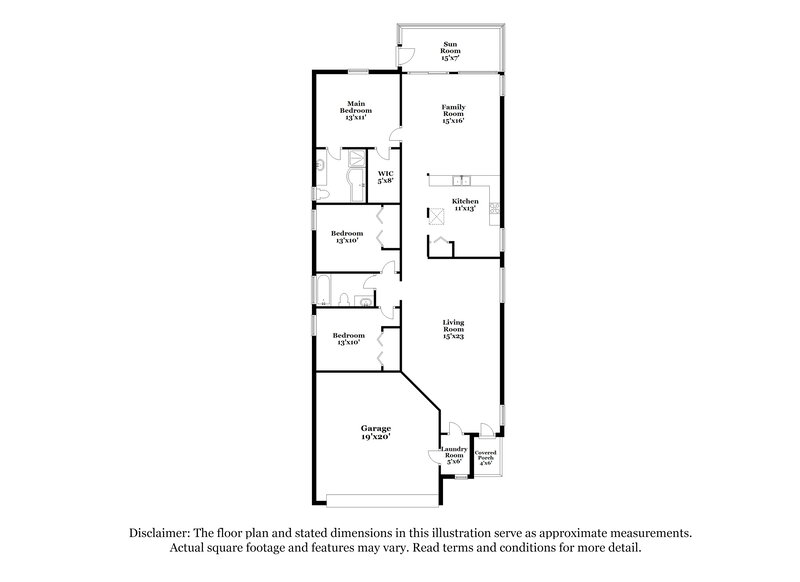 2,340/Mo, 8549 Deer Chase Dr Riverview, FL 33578 Floor Plan View