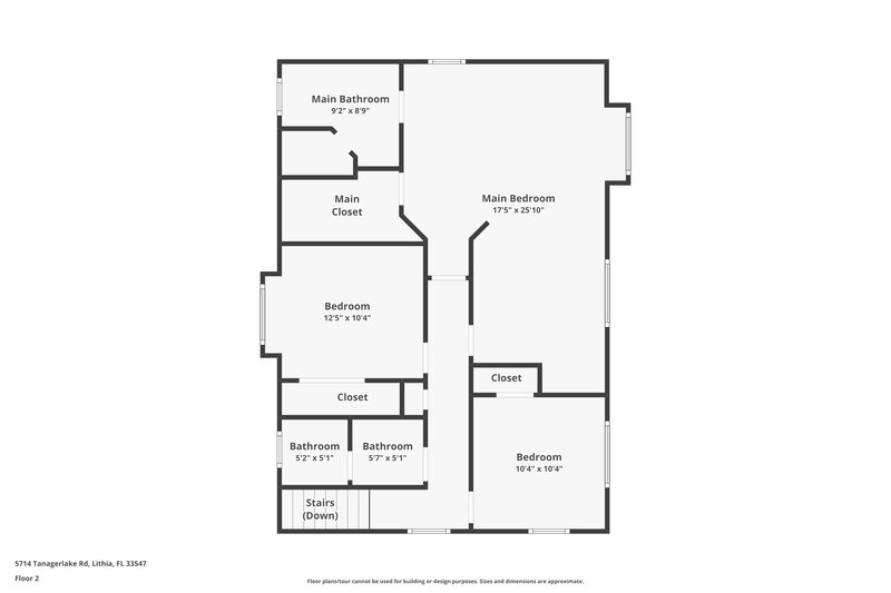 2,270/Mo, 5714 Tanagerlake Rd Lithia, FL 33547 Floor Plan View 2