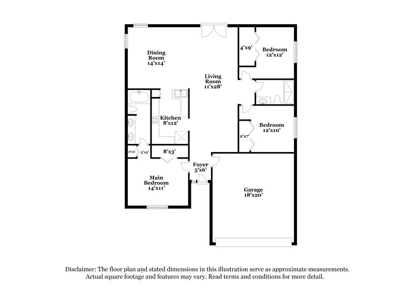 2,110/Mo, 2132 Ridgemore Dr Valrico, FL 33594 Floor Plan View
