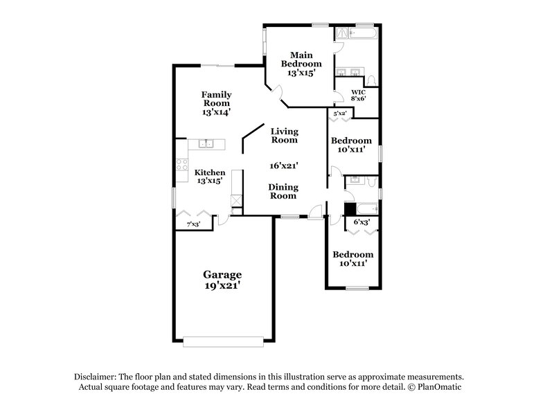 2,545/Mo, 3849 Bellewater Blvd Riverview, FL 33578 Floor Plan View