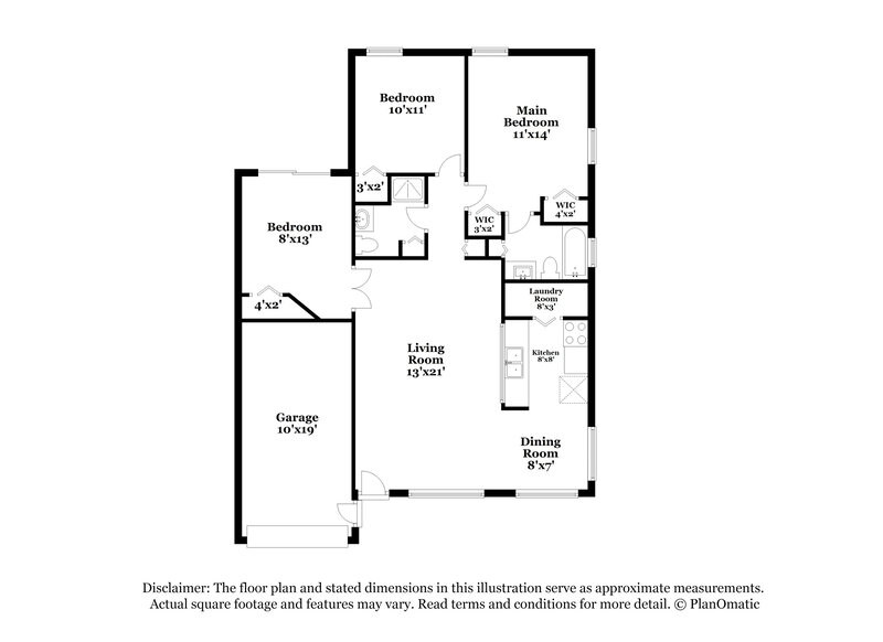 2,310/Mo, 619 Bellingham Pl Palm Harbor, FL 34684 Floor Plan View