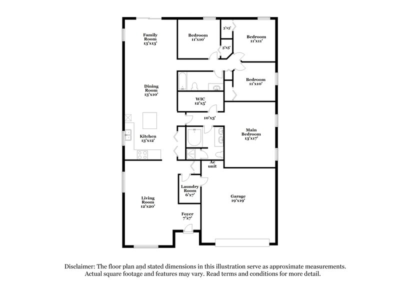 2,415/Mo, 6881 Glenbrook Dr Lakeland, FL 33811 Floor Plan View