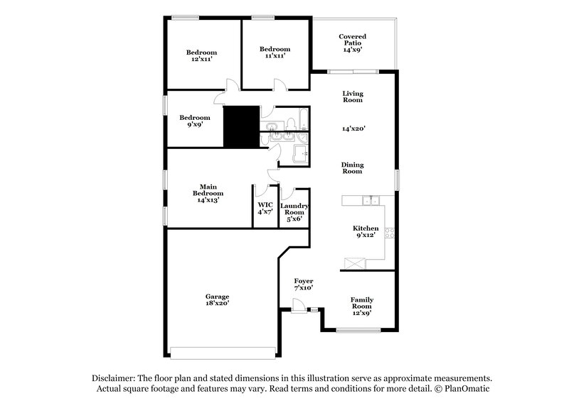 2,125/Mo, 6550 Wirevine Dr Brooksville, FL 34602 Floor Plan View