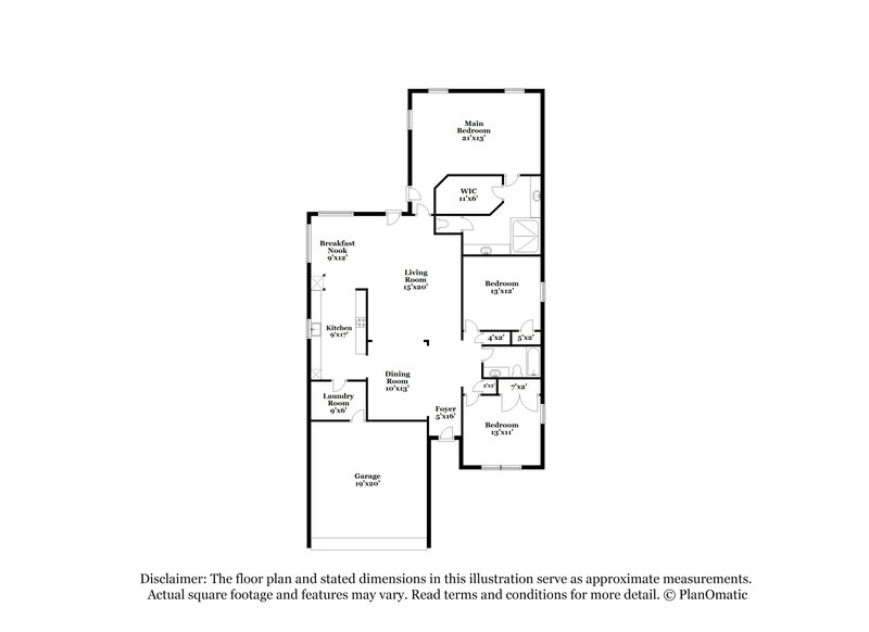 2,500/Mo, 10825 Standing Stone Dr Wimauma, FL 33598 Floor Plan View