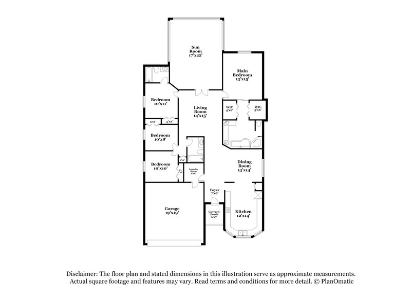 2,340/Mo, 1873 Kingsmill Dr Bartow, FL 33830 Floorplan View