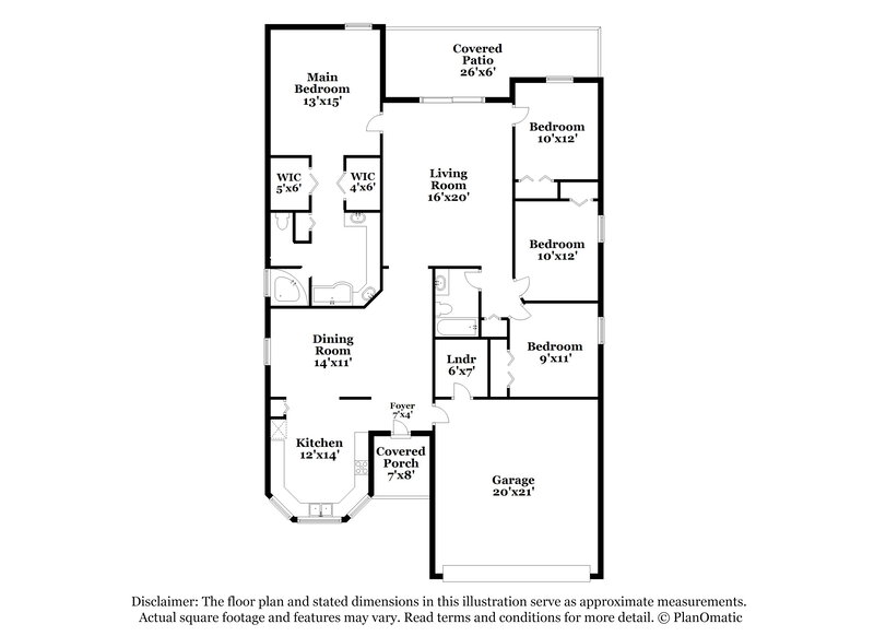 3,440/Mo, 1817 James Towne Ln Bartow, FL 33830 Floor Plan View