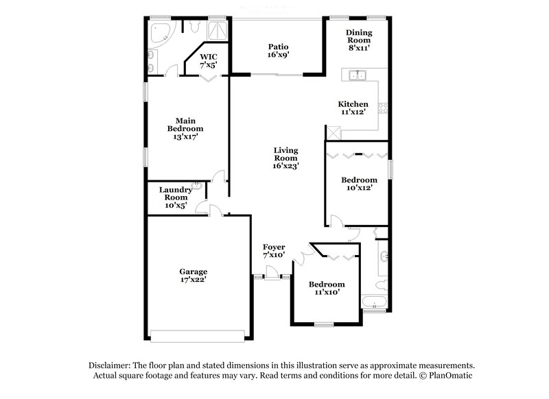 1,830/Mo, 5468 Chestnut Ridge Rd Dade City, FL 33523 Floor Plan View