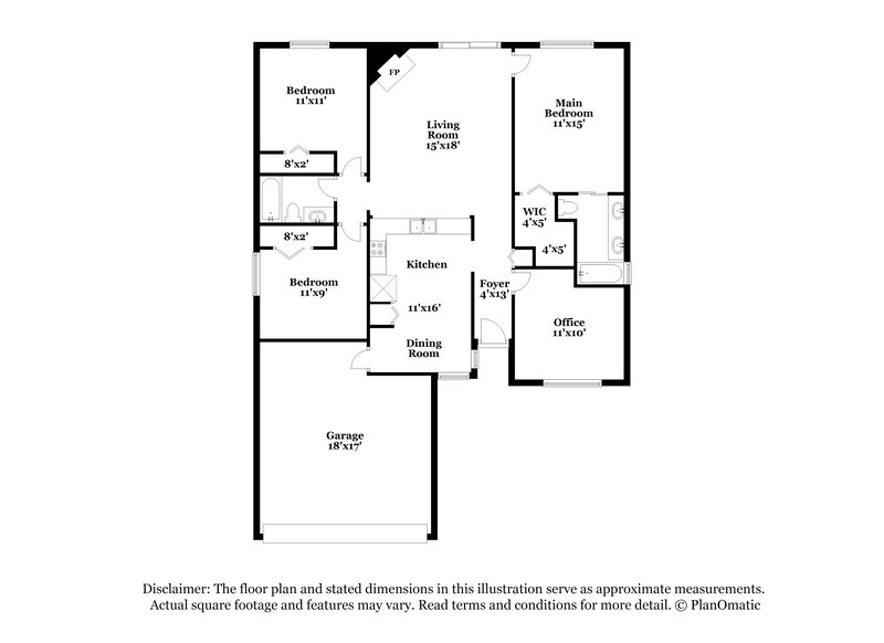 2,570/Mo, 11110 Bloomington Dr Tampa, FL 33635 Floor Plan View