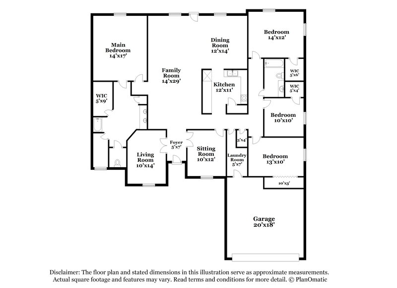 2,350/Mo, 8746 Fort Socrum Village Pl Lakeland, FL 33810 Floorplan View