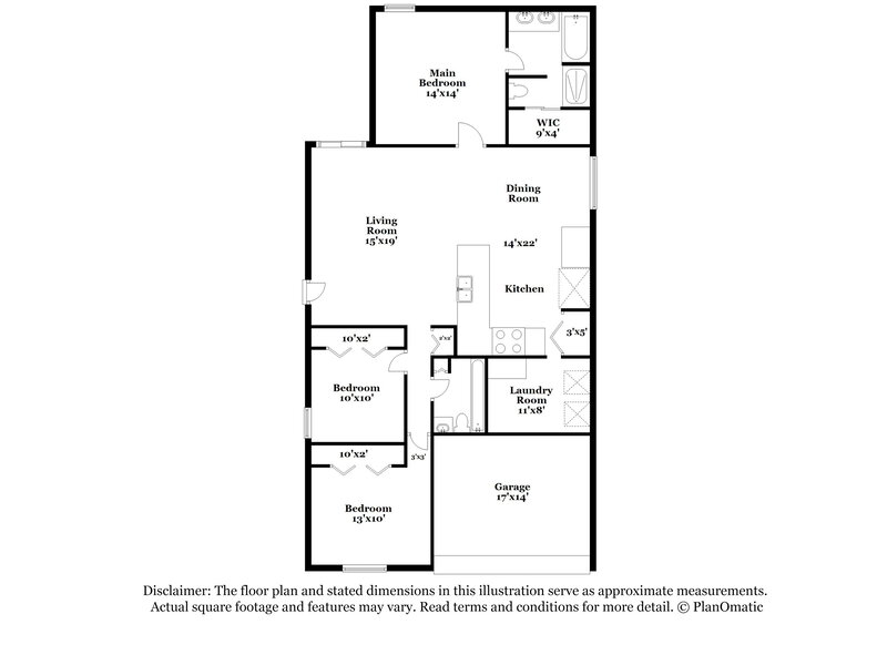 1,995/Mo, 4101 Sundance Place Loop Mulberry, FL 33860 Floor Plan View