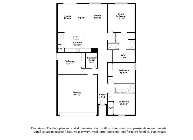 2,195/Mo, 38969 Harlow Rose Drive Zephyrhills, FL 33540 Floor Plan View