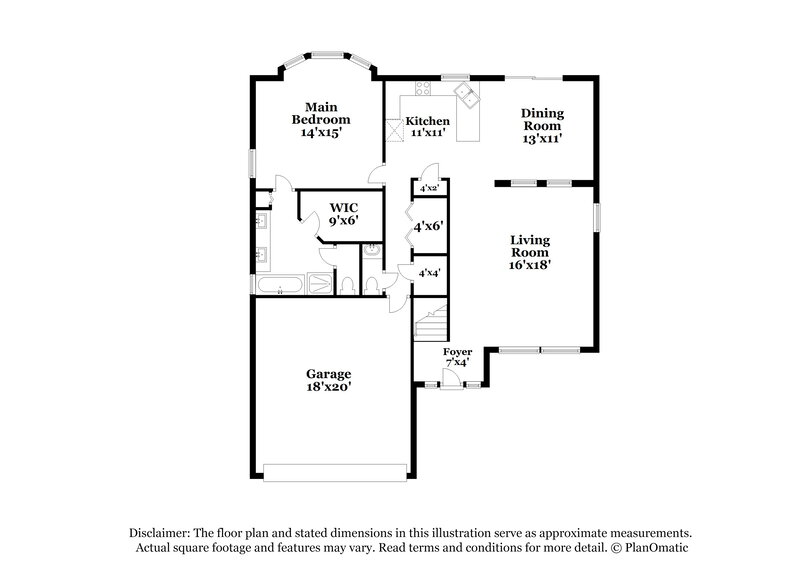2,320/Mo, 605 Back Water Ct Valrico, FL 33594 Floorplan View