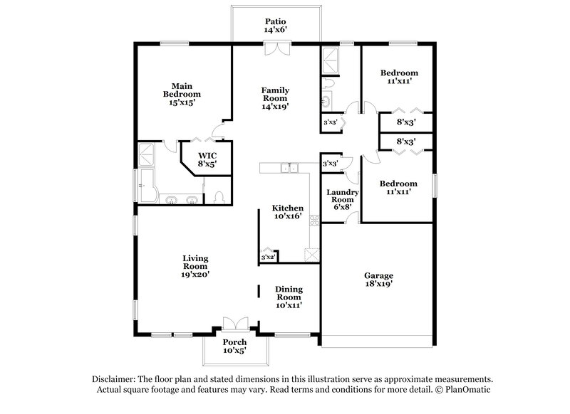 2,645/Mo, 2864 Meridian Point Ln Lakeland, FL 33812 Floor Plan View