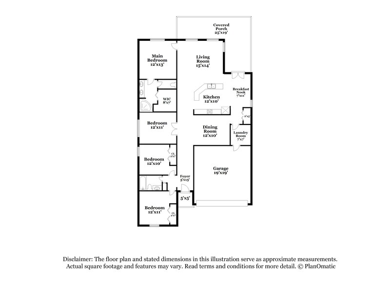 2,545/Mo, 714 Parsons Pointe St Seffner, FL 33584 Floor Plan View