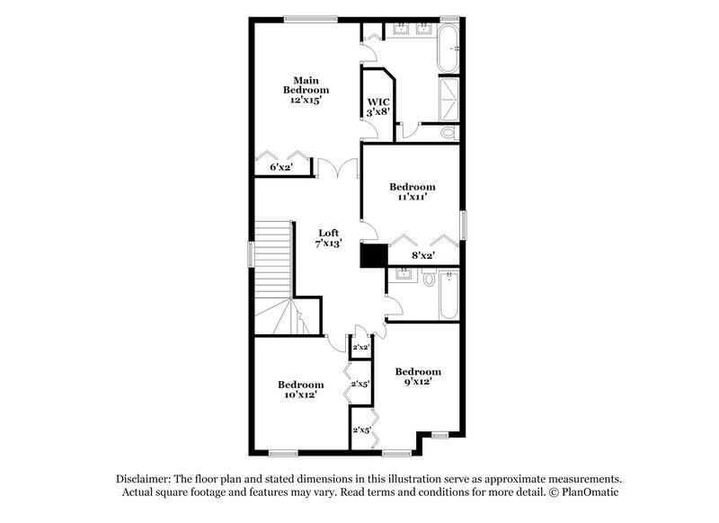 2,625/Mo, 7230 Spring Snowflake Ave Tampa, FL 33619 Floor Plan View 2
