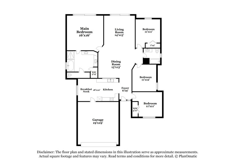 2,320/Mo, 12606 Early Run Ln Riverview, FL 33578 Floor Plan View