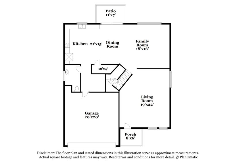 2,320/Mo, 10510 Boyette Creek Blvd Riverview, FL 33569 Floor Plan View