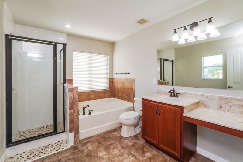 2,070/Mo, 9619 Maxson Dr Land O' Lakes, FL 34638 Main Bathroom View