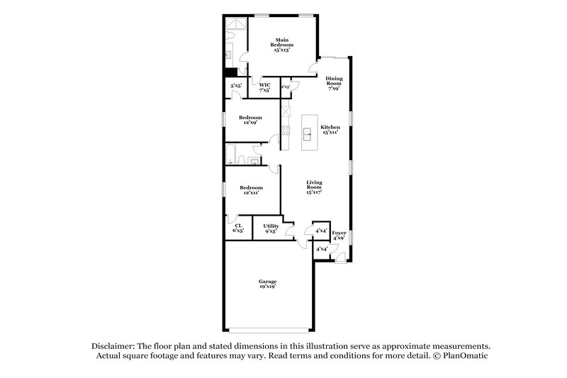 1,990/Mo, 843 Kings Pine Ct Ruskin, FL 33570 Floor Plan View