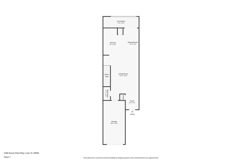3,520/Mo, 2182 Azure View Way Lutz, FL 33558 Floorplan View