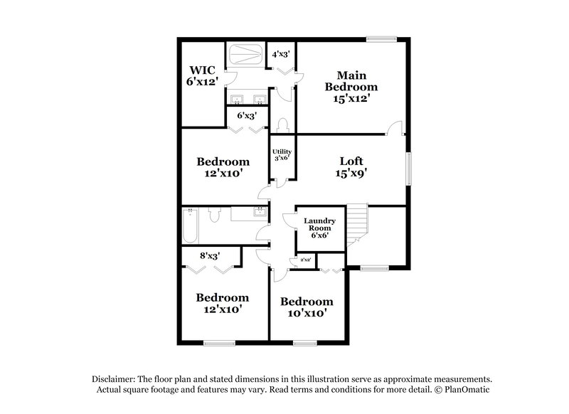 2,720/Mo, 17900 Blissful Stars Dr Lutz, FL 33558 Floorplan View 2