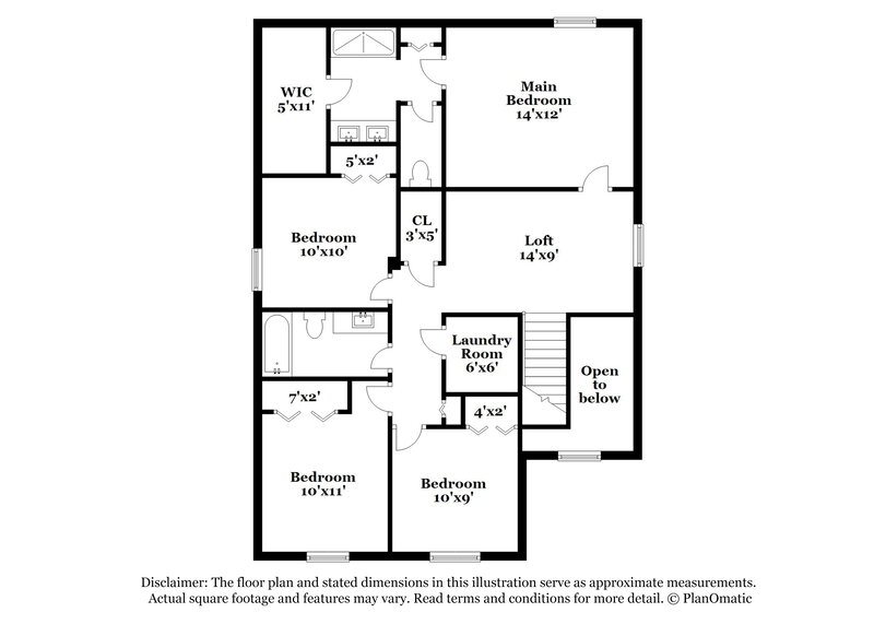 2,725/Mo, 17932 Blissful Stars Dr Lutz, FL 33558 Floor Plan View 2