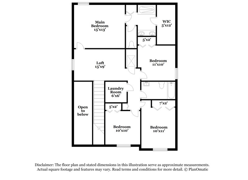 2,540/Mo, 2125 Skybrooke Blvd Lutz, FL 33558 Floor Plan View 2