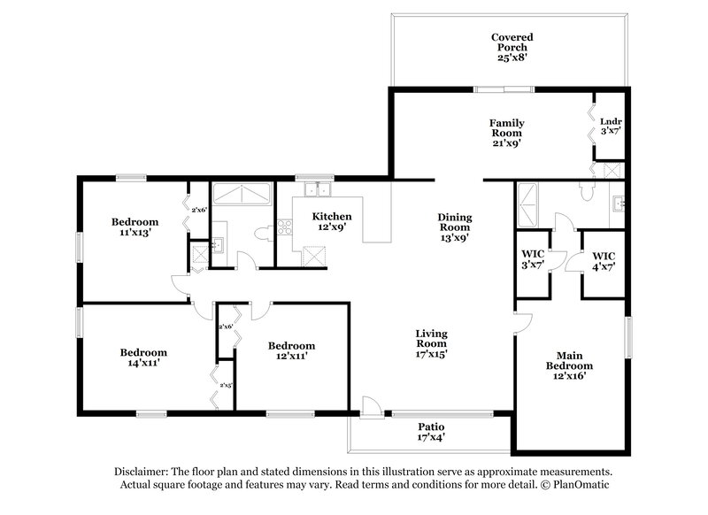 2,550/Mo, 10209 N Fleetwood Dr Tampa, FL 33612 Floor Plan View