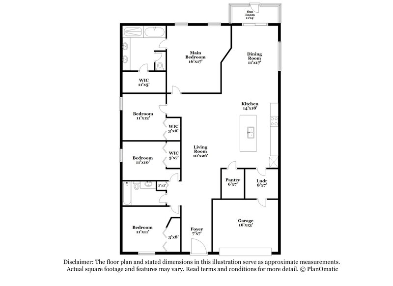 2,275/Mo, 2037 Harvest Landing Cir Lakeland, FL 33810 Floor Plan View