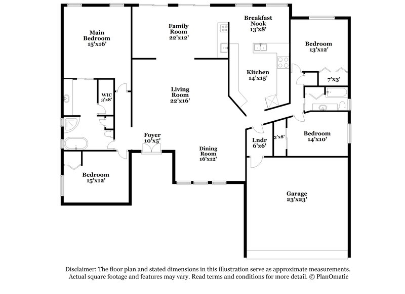 1,985/Mo, 34522 Cedarfield Dr Dade City, FL 33523 Floor Plan View