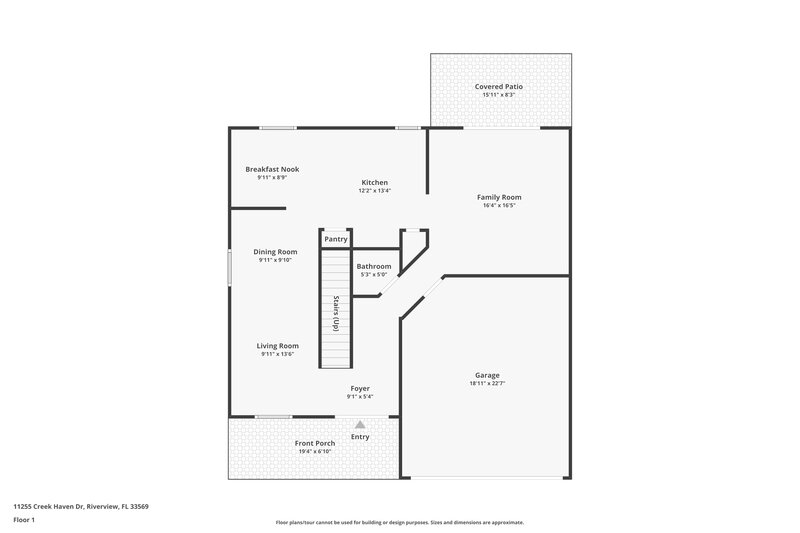2,455/Mo, 11255 Creek Haven Dr Riverview, FL 33569 Floor Plan View
