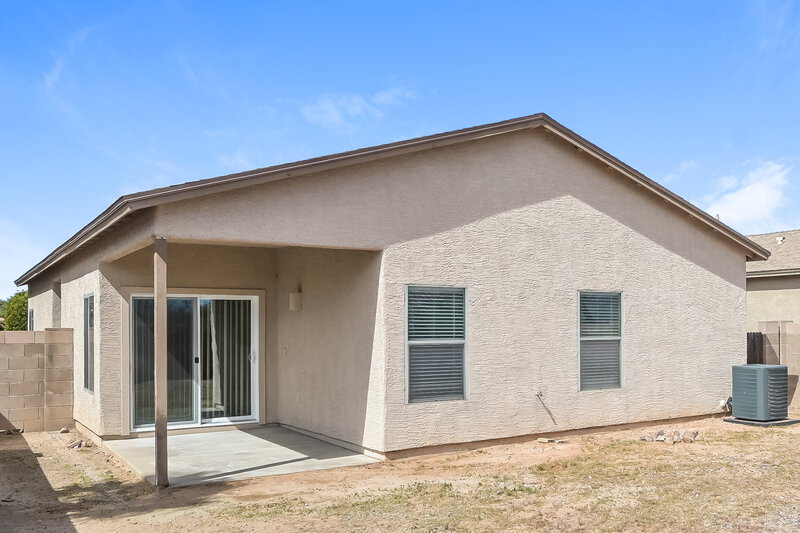 1,670/Mo, 6637 S De Concini Dr Tucson, AZ 85757 Rear View