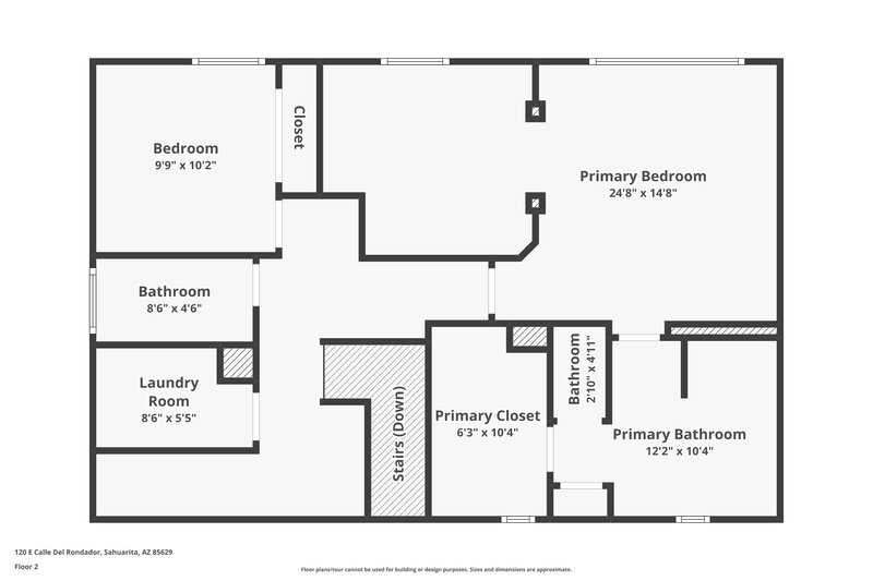 1,765/Mo, 120 E Calle del Rondador Sahuarita, AZ 85629 Floor Plan View 2