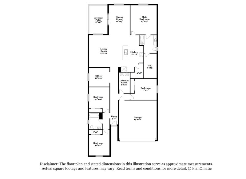 2,250/Mo, 836 W Calle Falerno Sahuarita, AZ 85629 Floorplan View