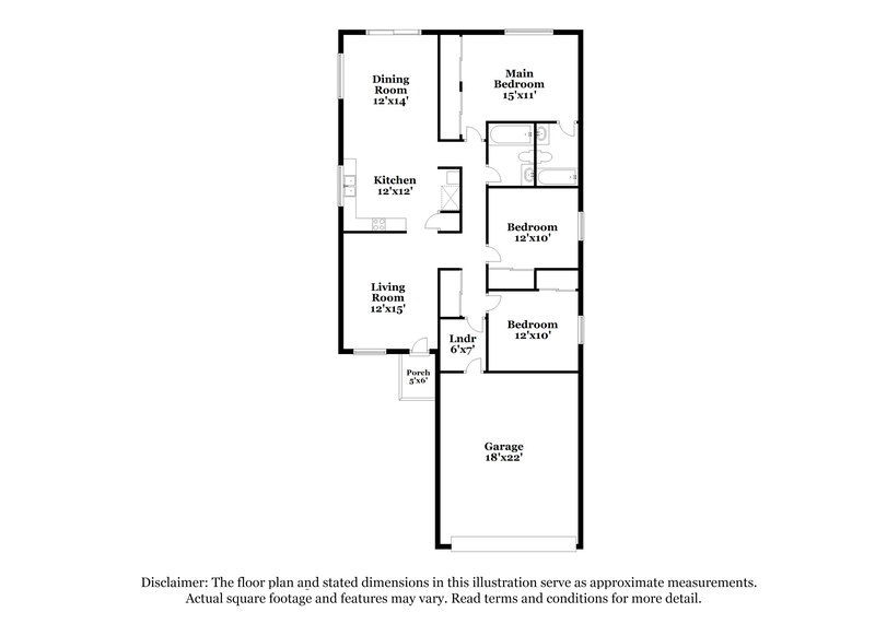 1,685/Mo, 6885 S Creek Run Ave Tucson, AZ 85756 Floor Plan View