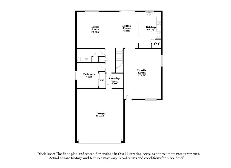 2,290/Mo, 12677 E Nona Ln Vail, AZ 85641 Floor Plan View