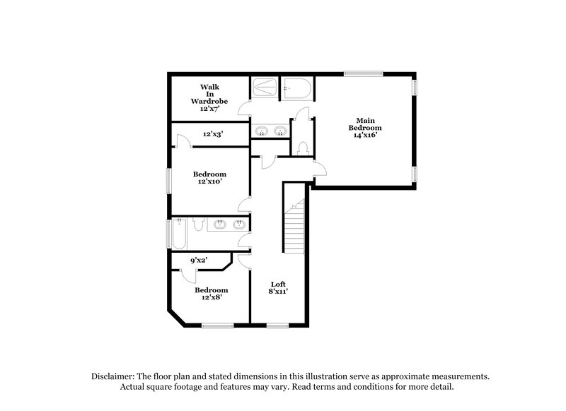 2,290/Mo, 12677 E Nona Ln Vail, AZ 85641 Floor Plan View 2
