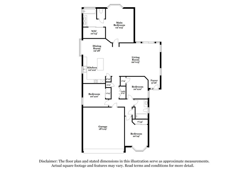 2,850/Mo, 7479 S Brackenbury Dr Tucson, AZ 85746 Floor Plan View
