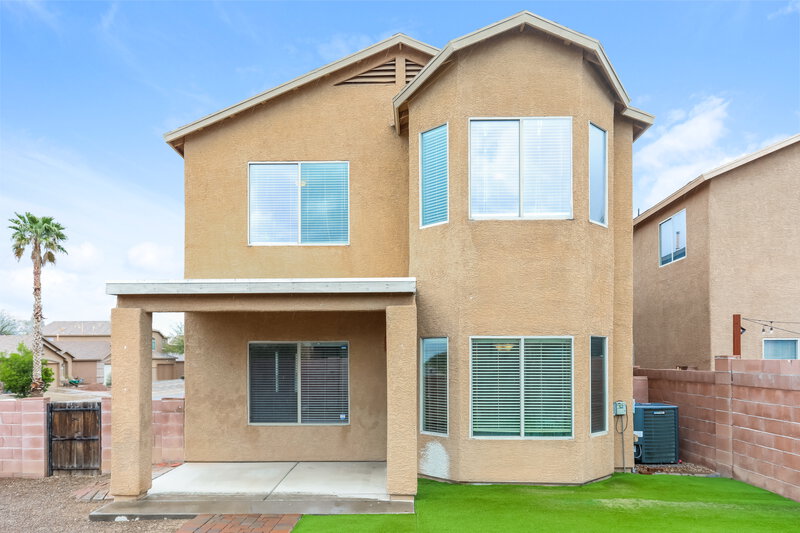 2,065/Mo, 6346 E Butte Stone Dr Tucson, AZ 85756 Rear View