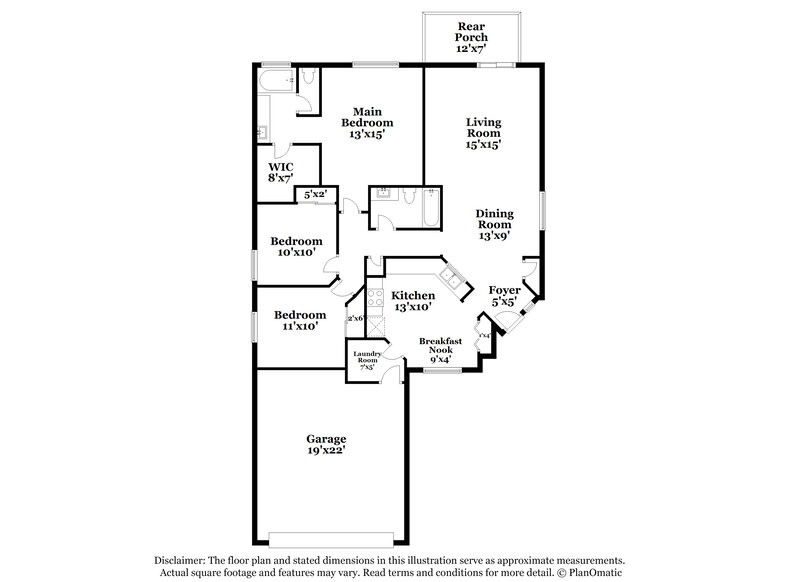 1,615/Mo, 306 E Calle Cerita Green Valley, AZ 85614 Floorplan View