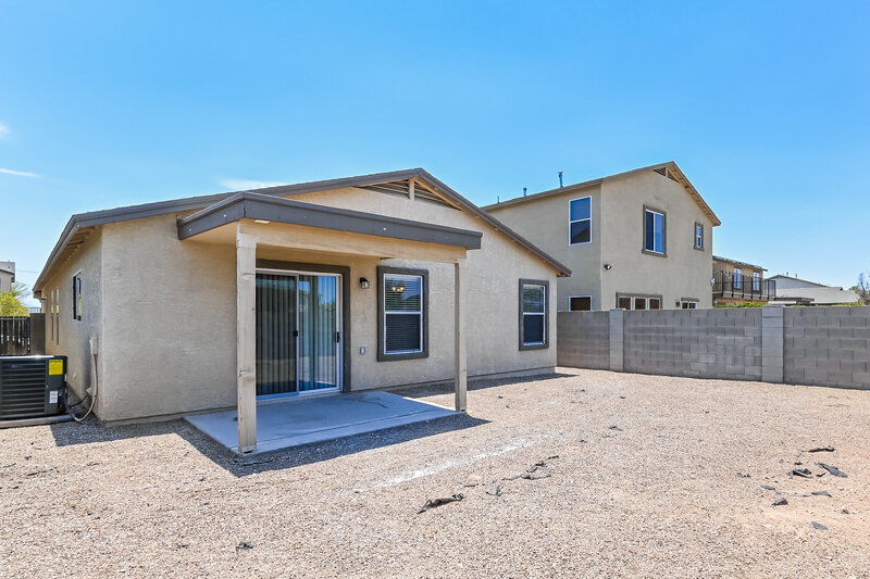 1,905/Mo, 3787 E Bright View St Tucson, AZ 85706 Rear View