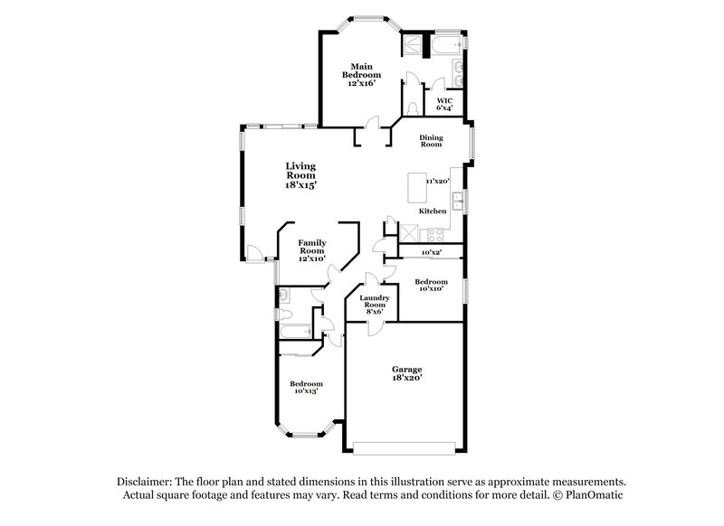 1,820/Mo, 4360 E Mesquite Desert Trail Tucson, AZ 85706 Floor Plan View